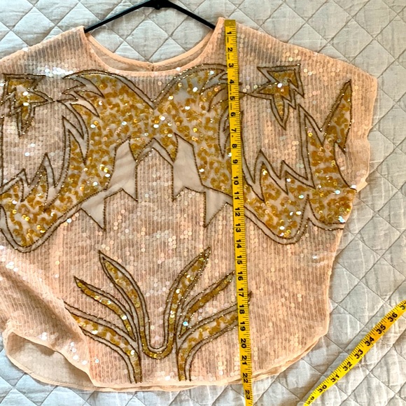 Anthropologie - Chloe Oliver - Murata Sequin Kimono Top- M - Picture 9 of 12